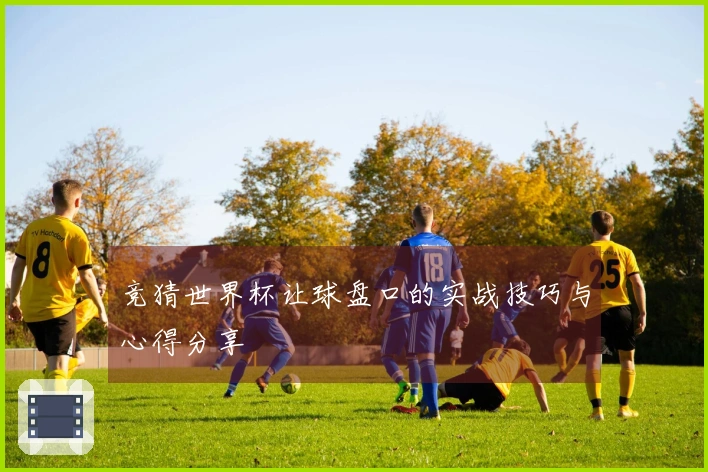 竞猜世界杯让球盘口的实战技巧与心得分享